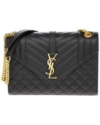 Saint Laurent - Sunset Medium Leather Shoulder Bag - Lyst