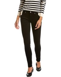 7 For All Mankind - Gwenevere Black Skinny Jean - Lyst
