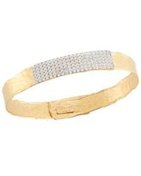 Reiss - 14k 0.84 Ct. Tw. Diamond Cuff Bracelet - Lyst