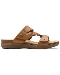 Clarks - Collection April Raelyn Leather Sandal - Lyst