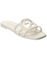 Gucci - Interlocking G Rubber Sandal - Lyst