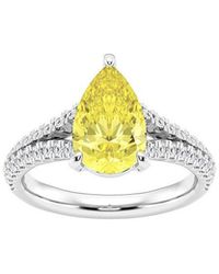 Lab Grown Diamonds - 14K 2.50 Ct. Tw. Lab-Grown Diamond Engagement Ring - Lyst