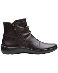 Clarks - Cora Pace Leather Boot - Lyst