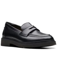 Clarks - Splend Edge Leather Loafer - Lyst