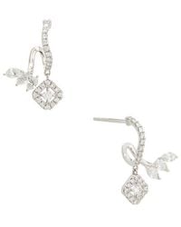 Maitre De Diamant - 18K 0.78 Ct. Tw. Diamond Earrings - Lyst