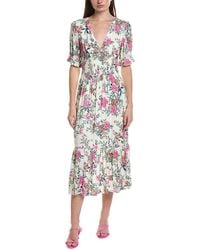 Saltwater Luxe - Short Sleeve Midi Dress - Lyst
