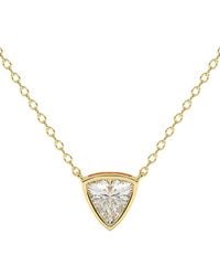 Lab Grown Diamonds - 14K 0.25 Ct. Tw. Lab-Grown Diamond Necklace - Lyst