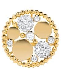 H.J. Namdar - 14K Two-Tone 0.58 Ct. Tw. Diamond Beaded Ring - Lyst