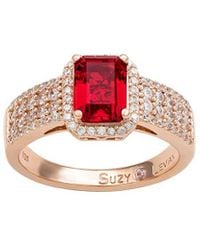 Suzy Levian CZ Jewelry - Suzy Levian Cz Cocktail Ring - Lyst