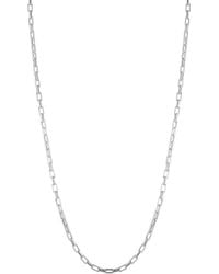 Glaze Jewelry - Silver Link Chain Necklace - Lyst