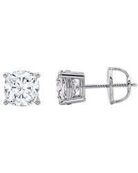 Lab Grown Diamonds - 14K 3.00 Ct. Tw. Lab-Grown Diamond Earrings - Lyst