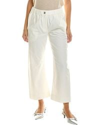 Proenza Schouler - Label Solid Easy Linen-Blend Pant - Lyst