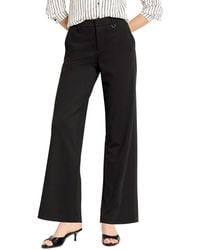 NIC+ZOE - Ponte Lenox Buckle Detail Pant - Lyst