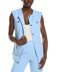 Anne Klein - Heavy Cool Crepe Vest - Lyst