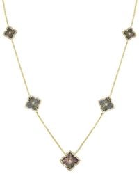 Effy Fine Jewelry - 14K 3.33 Ct. Tw. Diamond & Mother Of Pearl Necklace - Lyst