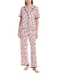 Sanctuary - 2Pc Notch Top & Pant Set - Lyst