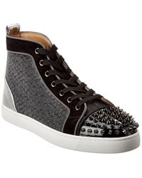 christian louboutin mens high tops