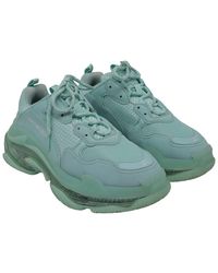 Balenciaga - Polyester Triple S Clear Sole Sneaker (Authentic Pre-Loved) - Lyst