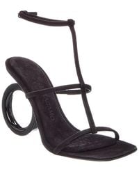 Ferragamo - Elina X5 Suede Sandal - Lyst