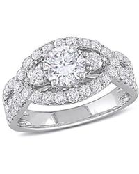 Rina Limor - 14K 1.93 Ct. Tw. Diamond Three-Stone Infinity Ring - Lyst