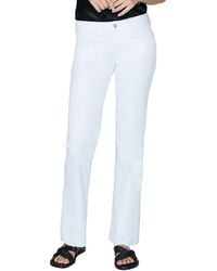 PAIGE - Sloane Crisp White Slim Trouser Jean - Lyst