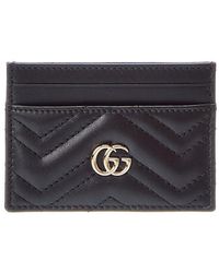 Gucci - Gg Marmont Leather Card Case - Lyst