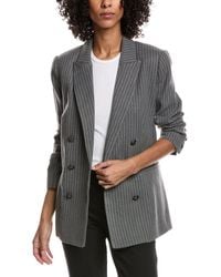 L'Agence - Aimee Relax Double Breasted Blazer - Lyst