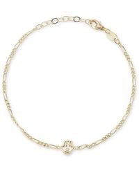 Sphera Milano - 14K Over Cz Hamsa Bracelet - Lyst