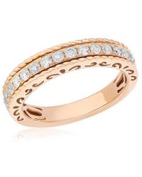 Monary 18k Rose Gold 0.45 Ct. Tw. Diamond Ring - Metallic