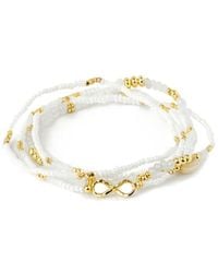 Saachi - Skyla Infinity Beaded Bracelet Set - Lyst