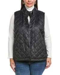 Eileen Fisher - Plus Reversible Wool-Blend Vest - Lyst