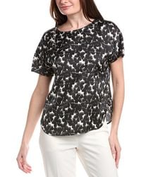 Anne Klein - Batteau Neck Blouse - Lyst