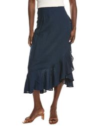 J.McLaughlin - Zia Linen Skirt - Lyst