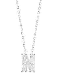 Ethos Creations - Brilliant Bloom 14K 1.45 Ct. Tw. Lab-Grown Diamond Initial Pendant - Lyst