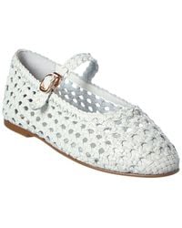 Tiffany & Fred Paris - Crochet Leather Flat - Lyst