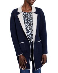 NIC+ZOE - Nic + Zoe Cool Nights Reversible Knit Jacket - Lyst