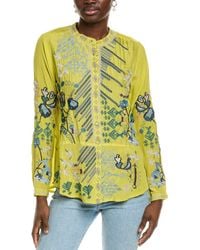 Johnny Was - Sirisha Silk Blouse - Lyst