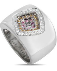 Piero Milano - 18k 0.41 Ct. Tw. Diamond & Sapphire Ring (authentic Pre-owned) - Lyst