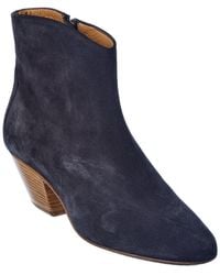 Isabel Marant - Dacken Suede Bootie - Lyst
