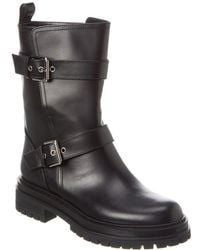 Gianvito Rossi - Thiago Leather Boot - Lyst