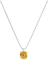 MaxColor - 0.75 Ct. Tw. Citrine Pendant Necklace - Lyst