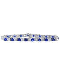 Diana M. Jewels - Fine Jewelry 18k 17.11 Ct. Tw. Diamond & Sapphire Bracelet - Lyst