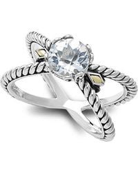 Samuel B. - 18K & 1.30 Ct. Tw. Topaz X Ring - Lyst