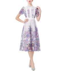 DZA - Midi Dress - Lyst