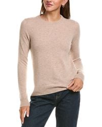 InCashmere - Basic Crewneck 100% Cashmere Sweater - Lyst