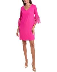 Joseph Ribkoff - Lace Bell-Sleeve Shift Dress - Lyst