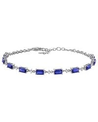 Rina Limor - 3.32 Ct. Tw. Lab-Grown Created Sapphire #33, Created Sapphire Station Bracelet - Lyst