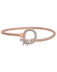 Meshmerise - 18K Over 0.15 Ct. Tw. Diamond Mesh Bangle Bracelet - Lyst