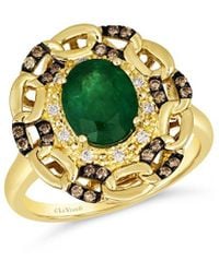 Le Vian - Le Vian 14k 1.51 Ct. Tw. Diamond & New Emerald Ring - Lyst
