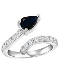 Jewels by Viomo - 14K 1.64 Ct. Tw. Diamond & Sapphire Snake Ring - Lyst